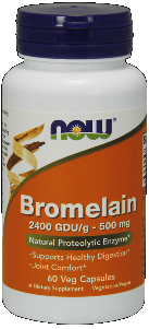 Bromelain (60 Vcaps 500 mg) NOW Foods
